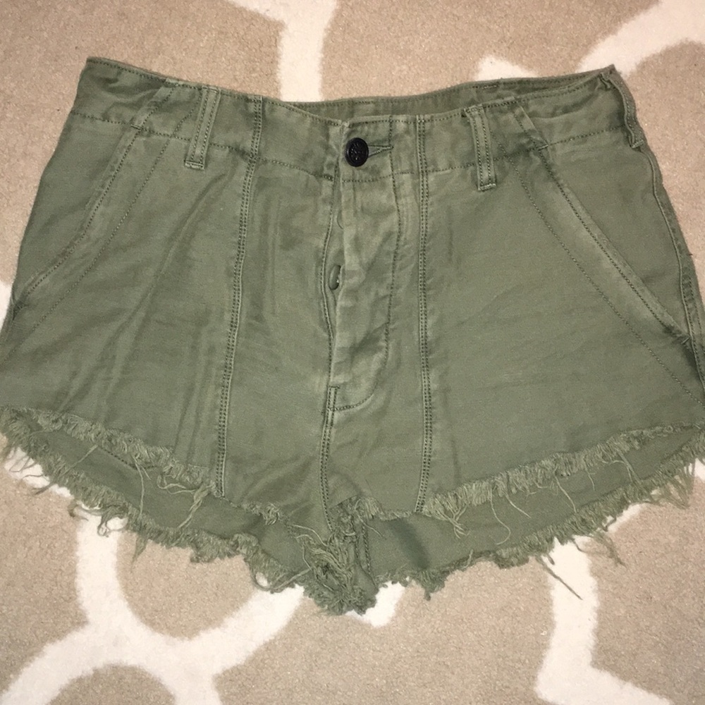Free people high waisted shorts
